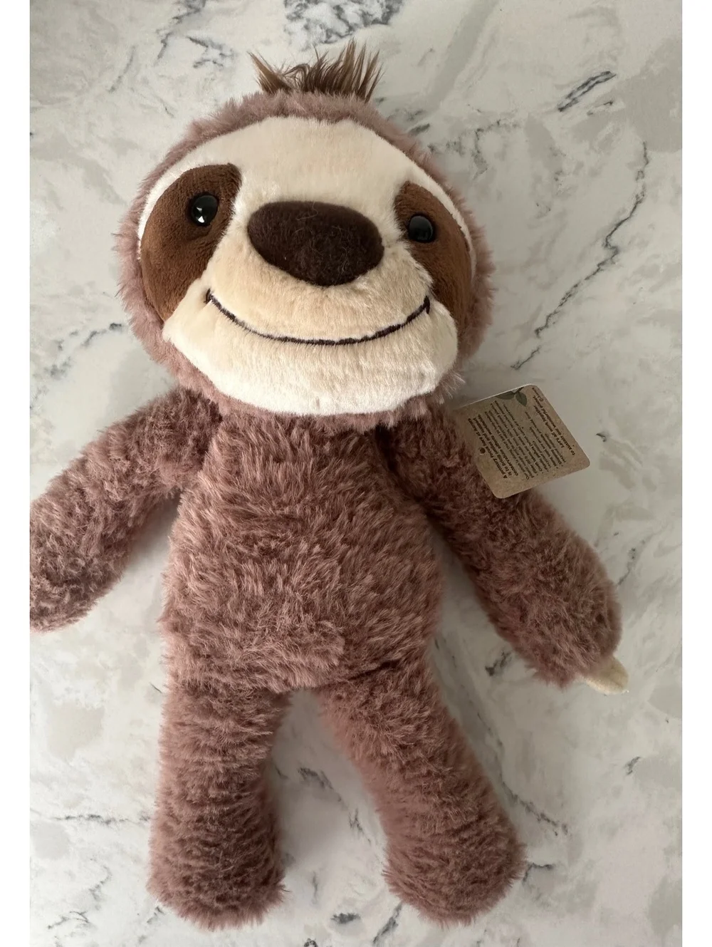 Aurora Sloth Plush Stuffed Animal Brown Soft Toy Eco Friendly 12” New w/ Tags